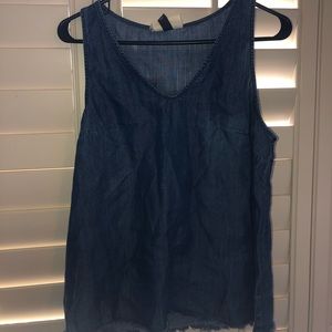 Denim tank top